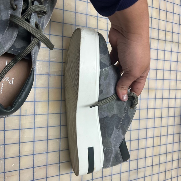Paolo Platform Grey Camouflage Sneaker new - Picture 5 of 5